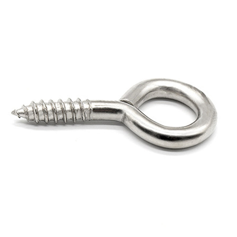 Fixturedisplays® 50PK MINI Eyelet Screws 0.5" Long SelfTapping Self